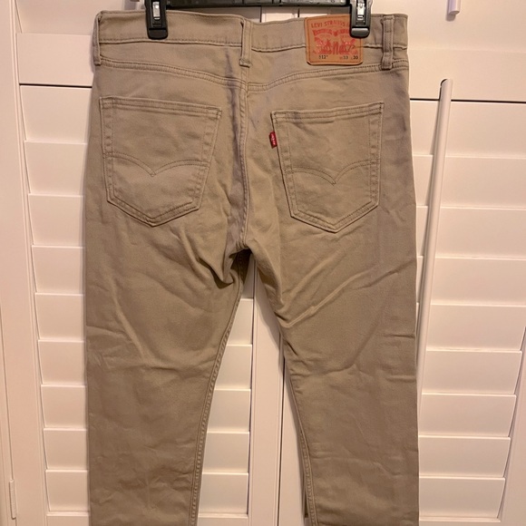 Khaki Levi Slim Jeans - Picture 3 of 6
